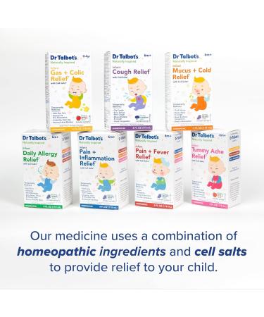 Dr. Talbot's Infant Pain and Fever Relief Liquid Medicine - 4 fl oz - 6+ Months - Grape Juice Flavor - No Alcohol Dyes or Parabens - Baby Essentials Infant Pain + Fever Relief - Buy Online on GoSupps.com
