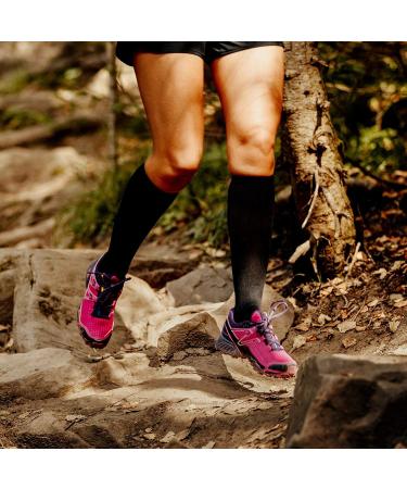Weekend Peninsula Compression Stockings - 5 Pairs Knee Socks for Travel Sports & Pregnancy - Unisex Medical Support S-M (3 Black + 2 White) - Buy Online on GoSupps.com