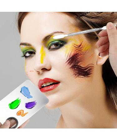 AHQiZFX 10-in-1 Makeup Spatula and Powder Puff Set with Professional Cosmetic Palette Triangle Puff for Eye Shadow Spatula Facial Cosmetic Makeup Tool for Eyelashe Body - Buy Online on GoSupps.com