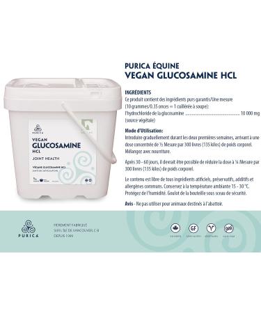 PURICA Vegan Equine Glucosamine - Joint Supplement for Enhanced Movement (5kg (Pack of 1)) 5 kg (Pack of 1) - Buy Online on GoSupps.com