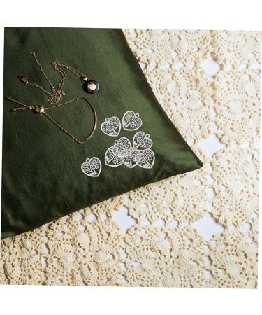 50pcs Pendant Jewel Earrings Heart Earring Retro Charms Alloy Hanging Ornaments Key Chain Hollow Out 1.8X1.7cm Silver - Buy Online on GoSupps.com