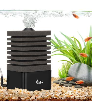AQQA aquarium sponge filter quiet aquarium filter for biological and mechanical filtering air lifter aquarium internal filter with filter material A medium (for 30-250l) - Buy Online on GoSupps.com