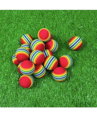 Scott Edward Air Golf Practice Balls - 20pc Bright Multicolor Lightweight Sponge Balls for Indoor/Outdoor Training, Backyard Hitting Mat - Soft for Kids & Pets (Red) - Buy Online on GoSupps.com