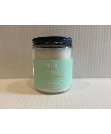 Bath & Body Works White Barn 1-Wick Candle w/Essential Oils - 7 oz - 2022 Spring Scents! (Fresh Sheets)