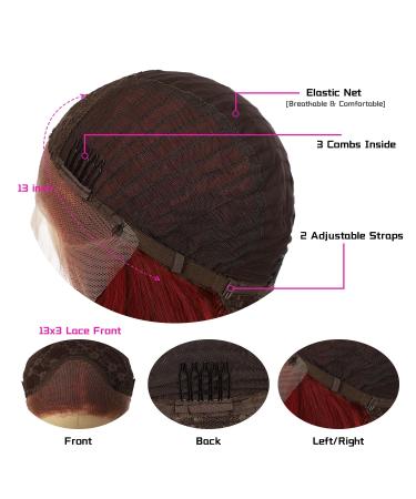 Red Tip Wavy Synthetic Wig for Women | 24-Inch 13x3 Long Wig - Shop Now! - Buy Online on GoSupps.com