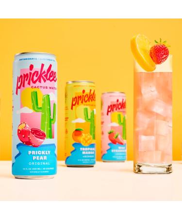 Cactus Water Variety Pack - 12 Fl Oz Prickly Pear Drink with Antioxidants & Electrolytes | Low-Sugar Non-Bubbly Hydration & Immunity Boost - 3 Delicious Flavors - Buy Online on GoSupps.com