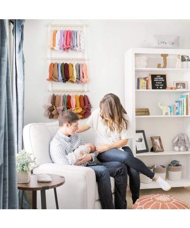 Mofasvigi Macrame Baby Headband Holder - White 02 | Hairband Storage for Girls - Buy Online on GoSupps.com