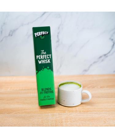 Perfect Ted Modern Matcha Starter Kit | Includes 30g Organic Ceremonial Matcha Powder Matcha Spoon Electric Handheld Milk Frother - Buy Online on GoSupps.com