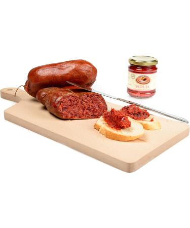 Moretti Nduja Calabrese Di Spilinga Artisan and Original Spicy Non-GMO Spreadable and Creamy 180g Jar (180g (Pack of 1)) - Buy Online on GoSupps.com