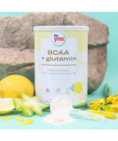 BCAA + Glutamine Energy & Recovery Powder | 40 Portions High-Purity Amino Acids | Workout Booster (Lemon) | Sports Nutrition - Buy Online on GoSupps.com