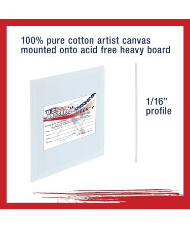 US Art Supply 6 X 6 inch Professional Artist Quality Acid Free Canvas Panel Boards 12-Pack (1 Full Case of 12 Single Canvas Panel Boards) 12 6 x 6 - Buy Online on GoSupps.com