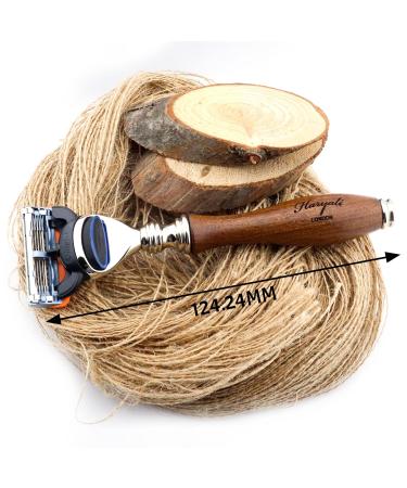 Shop Premium Safety Razor with Wooden Handle - Perfectly Designed for Men | International Shipping Available - Buy Online on GoSupps.com