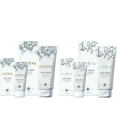 Alteya Organic Age Defense Hand Cream 90ml - NaTrue Certified Organic hand skin treatment cream based on Rose Oil (Rose Otto) nourishing hydrating and restorative - Buy Online on GoSupps.com