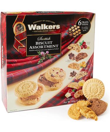 1 x Walkers Scottish Biscuit Assortment 900g | Varities Biscuits | 54 Cookies 6 Varieties & Handy Packs | Share Pack | Biscuits Lovers | Shortbread | Butter Cookies | Sold by EPL - Buy Online on GoSupps.com