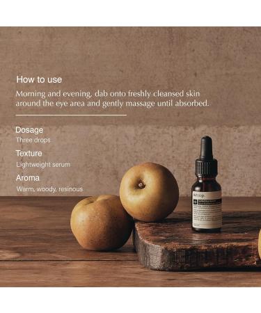 Aesop Exalted Eye Serum - Lightweight Hydrating Serum with Vitamins B C & E for Replenished Eyes - 15 mL | International Shipping Available - Buy Online on GoSupps.com