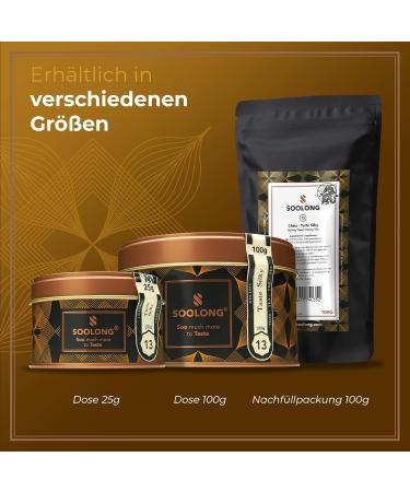 Soolong No. 13 Premium Oolong Tea - Soft & Flowery Loose Leaf 100g - Sustainably Produced Slightly Oxidized - Sense China - Buy Online on GoSupps.com