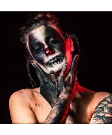 CCbeauty Eye Black Face Paint Stick - Non Toxic SFX Makeup for Halloween Costume - Professional FX Body Paint Kit with Sponge - Buy Online on GoSupps.com