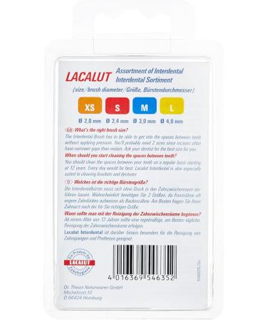 Lacalut Interdental Brushes XS - Pack of 3 (15 Brushes) | Best for Oral Hygiene - International Shipping Available - Buy Online on GoSupps.com