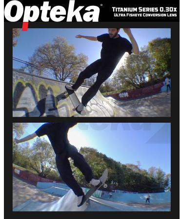 Opteka OPT-SC58FE Titanium Series 0.3X HD Ultra Fisheye Lens | 58mm Camcorder Accessory - Buy Online on GoSupps.com