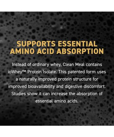 Kaged Clean Meal Powder | Chocolate Peanut Butter | Meal Replacement Shake | Whey Protein Isolate | Clean Carbs MCT Oil Fats Organic Vitamins and Minerals | Supplements for Men & Women | 20 Servings - Buy Online on GoSupps.com