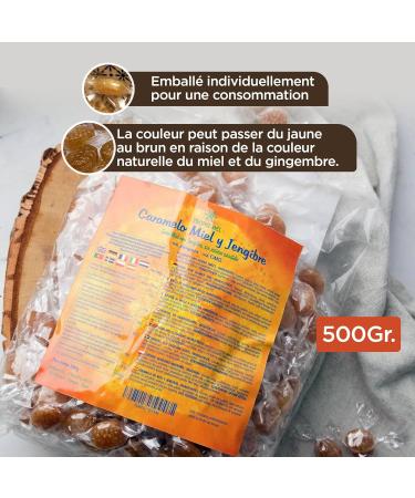 Propol-mel 500g - Gluten-free honey and ginger candy. Recommended to combat bad breath and for the care of the - Buy Online on GoSupps.com