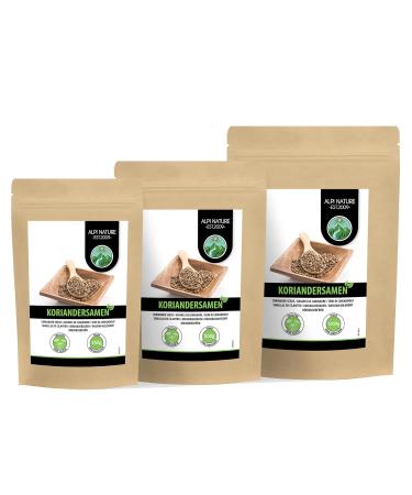 100% Natural Whole Coriander Seeds (1kg) - Vegan Additive-Free International Shipping - Buy Online on GoSupps.com