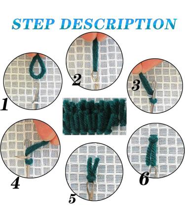 Seaside Beach Sea Shells Starfish Latch Hook Kit - Handmade Carpet for Christmas Home Decoration 52x38cm - Buy Online on GoSupps.com