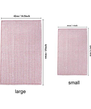 Aiyingmei 6-Piece Kitchen Dish Towel Pure Cotton Wet and Dry Rag Dish Cloth Dish Towel Scouring Cloth (64cm*42cm) - Buy Online on GoSupps.com