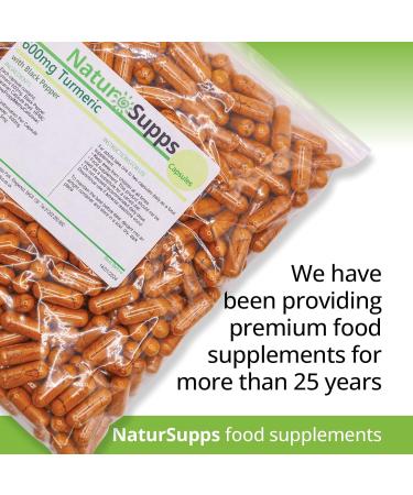 NaturPlus Turmeric Capsules high Strength with Black Pepper 600mg 365 Capsules**G - Buy Online on GoSupps.com