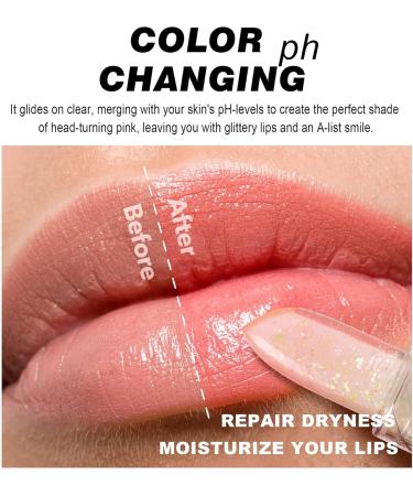 METINFUS Non-Stick Lipstick Colour Changing Lip Balm Lip Balm Waterproof Lip Gloss Lip Care Crystal Jelly Lipstick Moisturising Lip Care Colour Changes (01#) - Buy Online on GoSupps.com