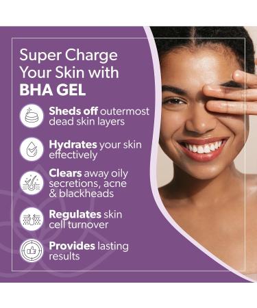 Beverly Hills BHA Gel 2% Salicylic Acid | Best Facial Exfoliator & Acne Treatment | Hydrating BHA Exfoliant for Blackheads & Pore Cleaning - 30mL (60 Days Supply - Buy Online on GoSupps.com