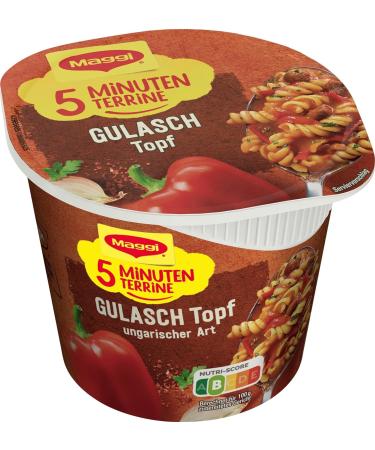Buy Maggi 5 Minutes Terrine Goulash Pot - Instant Beef & Hungarian Herbs Meal (8 Pack) - Delicious Ready Meal International Shipping - Buy Online on GoSupps.com