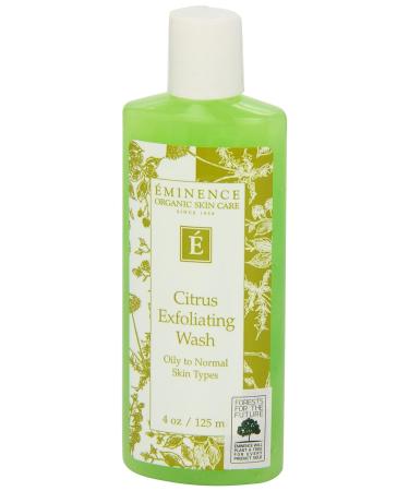 Eminence Citrus Exfoliating Wash 4.2 oz - Organic Face Cleanser for Brighter Skin (1 Pack) - Buy Online on GoSupps.com