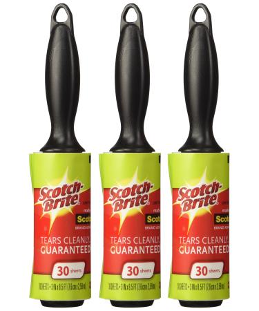 Scotch 3M 30-Sheet Mini Lint Rollers Pack of 3