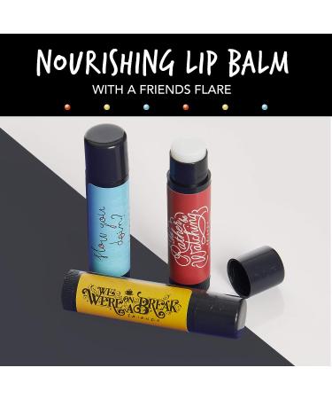 Friends TV Show Lip Balm Trio - Strawberry, Vanilla, Cherry Flavoured Set - Buy Online on GoSupps.com