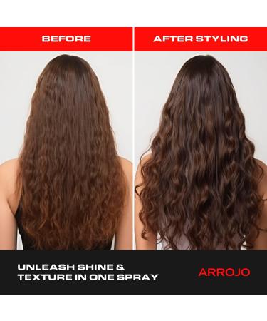 ARROJO Glint Shine & Texture Spray for Hair Hair Shine Spray for a Sun-Kissed Shine Texturizing Spray to Enhance Natural Texture Sulfate & Paraben-Free Hair Products (6.7 oz) - Buy Online on GoSupps.com