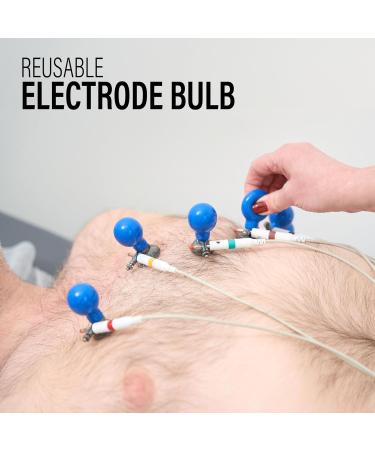 Otica ECG/EKG Chest Suction Ball Electrode - Adult Size (6 PCS) Blue - Buy Online on GoSupps.com