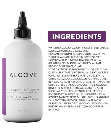 Buy Alcove VIOLET SHAMPOO 300ML/10OZ - International Shipping | Boost Hair Color & Shine - Buy Online on GoSupps.com
