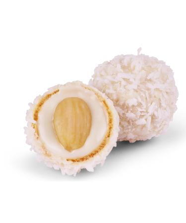 Feel Fit Veganela Balls - Vegan Coconut Chocolates with Almonds & Cream | No Added Sugar No Palm Oil - 27g - Buy Online on GoSupps.com