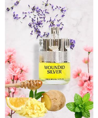 WOUNDID SILVER EAU DE PARFUM POUR HOMME 3.4 FL. OZ Woody Spicy fragrance for men - Buy Online on GoSupps.com