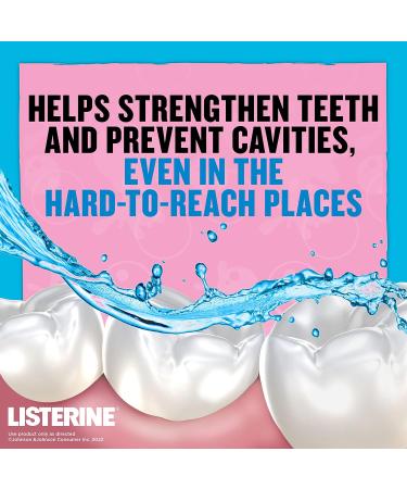 Listerine Smart Rinse Children's Alcohol-Free Fluoride Mouthwash with Bubblegum Flavor 16.9 Fl Oz (Pack of 3) - Buy Online on GoSupps.com