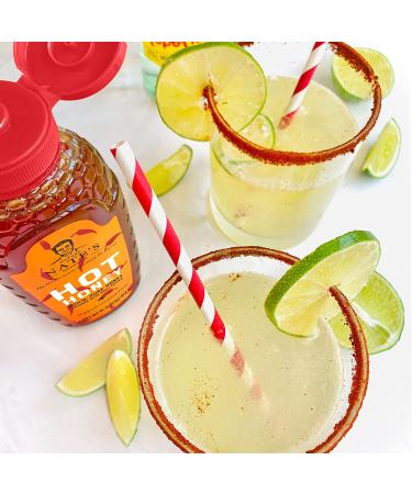 Nature Nate's Hot Honey - 16 fl oz, 100% Pure Honey Infused with Habanero Chili Pepper - Buy Online on GoSupps.com