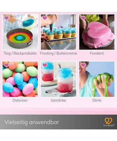 Goodbake Green Food Coloring (11ml) | Intensive & Highly Concentrated | Vegan Cake & Fondant Colorant - Buy Online on GoSupps.com