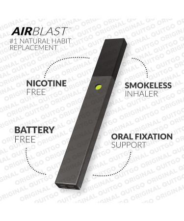 Stop Smoking Cinnamon Inhaler - Quit Smoking Aid with Soft Tip Chewable Mouth Grip - Clinically Studied Oxygen Inhaler for Maximum Relief and Oral Fixation Support (1 Pack) - Buy Online on GoSupps.com