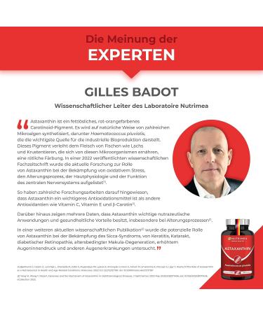 Pure Astaxanthin Capsules - Natural Algae Extract - 60 Count - 4 mg - Strong Antioxidant for Immunity & Wellness - Buy Online on GoSupps.com