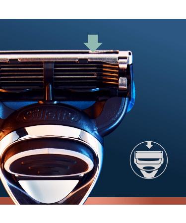 Gillette King C. Men's Razor with Trimmer for Precision Beard Razor + Razor Blade Navy Blue - Buy Online on GoSupps.com