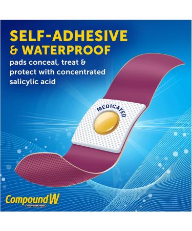 Compound W Wart Remover One Step Kids Medicated Pads - 16 Count - Salicylic Acid Wart Remover & Treatment Maximum Strength One Step Kids Pads Pads - Buy Online on GoSupps.com