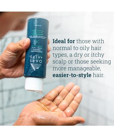 Oars + Alps Men's Sulfate Free Shampoo & Conditioner Set - Witch Hazel & Tea Tree Oil 12 Fl Oz - Buy Online on GoSupps.com