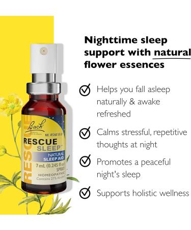 Day & Night Bundle Bach RESCUE REMEDY Spray Natural Stress Relief and RESCUE SLEEP Spray Natural Sleep Aid - 2-Pk Homeopathic Flower Essence Vegan 7mL Ea - Buy Online on GoSupps.com