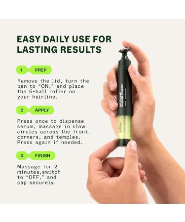 Scandinavian Biolabs Bio-Pilixin Hairline Booster formule activatrice avec applicateur massant soutient la long vit de la ligne frontale v gan 15 ml - Buy Online on GoSupps.com